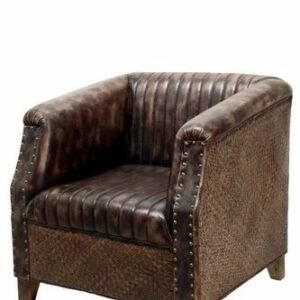 Dark Brown Single Seater Sofa